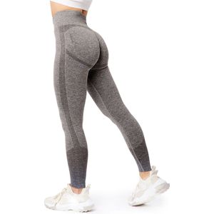 Bellivalini - BLV-BLV50-254-LE - Dames Leggings - Grafiet Gemêleerd - Push Up - High Waist