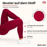 Bellivalini - BLV-BLV50-255-LE - Dames Leggings - Claret - Push Up - High Waist - Sportbroek - Lang