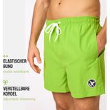 Ladeheid - LA40-198 - Zwembroek - Licht Groen - Sneldrogend Polyester, Mesh Binnenbroekje, Elastische Tailleband