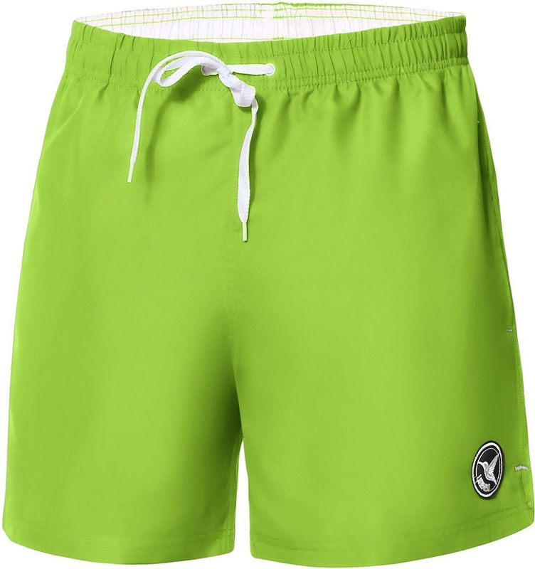 Ladeheid - LA40-198 - Zwembroek - Licht Groen - Sneldrogend Polyester, Mesh Binnenbroekje, Elastische Tailleband