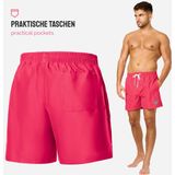 Ladeheid - Sportieve Zwembroek - Roze - Sneldrogend Polyester - Mesh Binnenbroekje