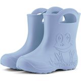 Ladeheid LA-CA-Frog Kinder Regenlaarzen - Rubber - Licht - EVA - Lichtblauw