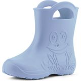 Ladeheid LA-CA-Frog Kinder Regenlaarzen - Rubber - Licht - EVA - Lichtblauw