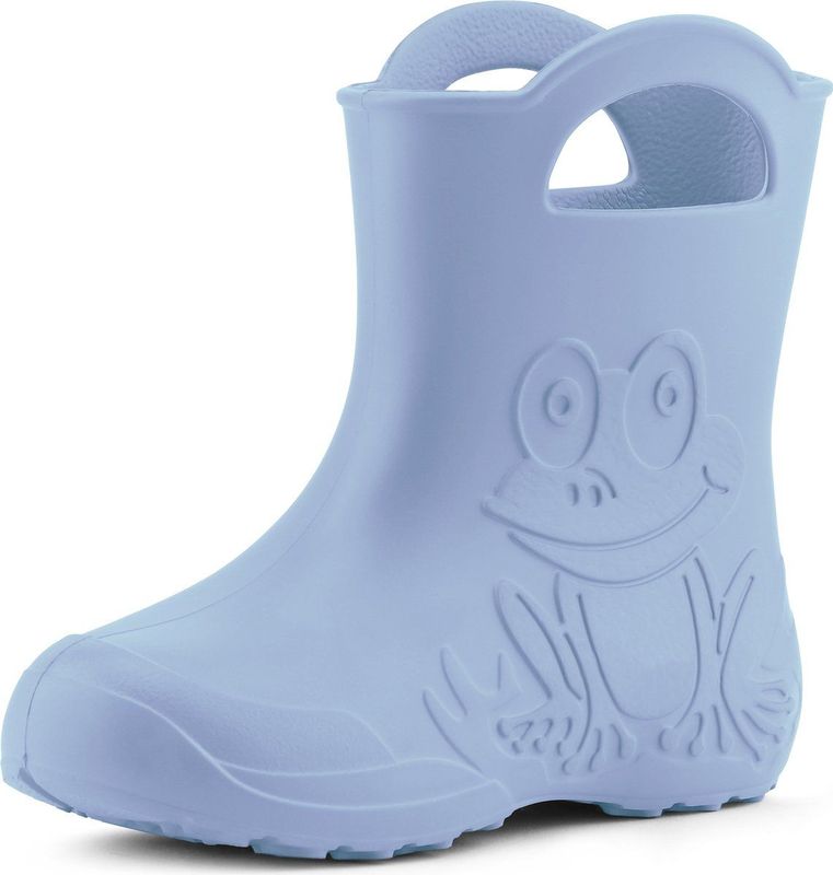 Ladeheid LA-CA-Frog Kinder Regenlaarzen - Rubber - Licht - EVA - Lichtblauw