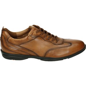 LLOYD HEREN Laag BERN, Mannen Sneakers,verwisselbaar voetbed,vrije tijd,lage schoen,straatschoen,veterschoen,vetersluiting,COGNAC,40.5 EU / 7 UK