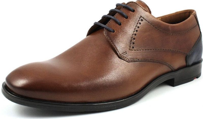 LLOYD - Kalmar - Veterschoen - Cognac - Leer - Wide Fit