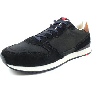 Sneakers - Edmond - Effen - Leer/Suède - Vetering met 7 Gaten
