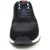 Sneakers - Edmond - Effen - Leer/Suède - Vetering met 7 Gaten