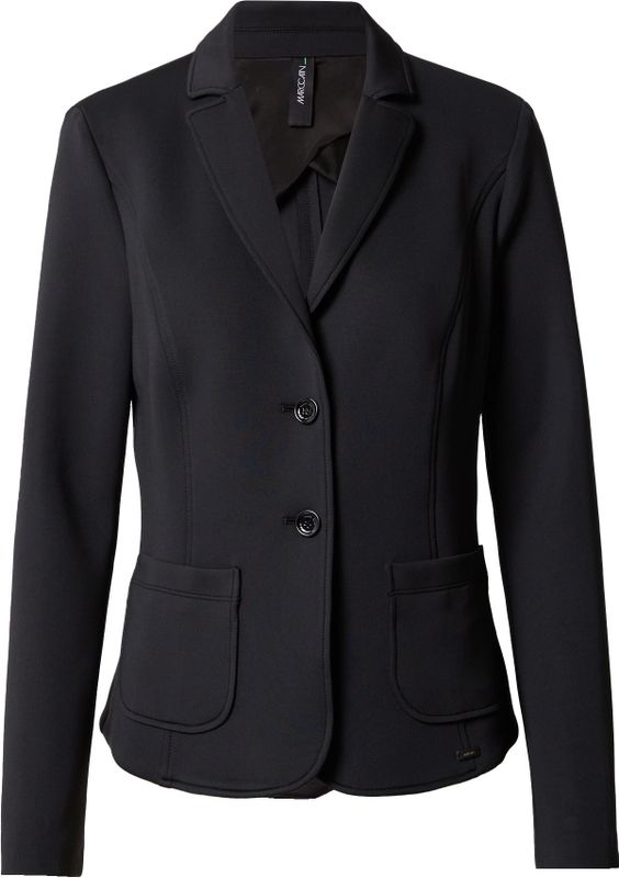 Marc Cain - Stretchjersey Blazer - Zwart - Dames