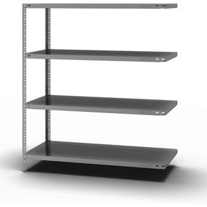 eurokraft pro Schroefstelling, lichte constructie, verzinkt, stellinghoogte 1500 mm, legbordbreedte 1300 mm, diepte 600 mm, aanbouwstelling