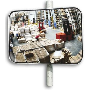 eurokraft pro Universele spiegel voor binnen en buiten, rechthoekig, b x h = 800 x 600 mm