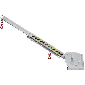 eurokraft pro Telescooplader, 5-voudig in hoogte verstelbaar, hefvermogen 1000 - 5000 kg, telescopisch, verzinkt