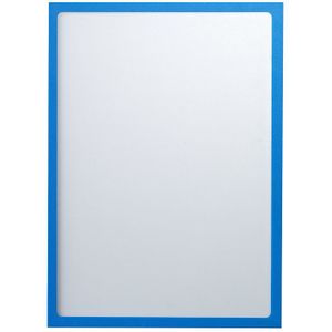 eurokraft basic Magnetische infohoes, A4, b x h = 225 x 312 mm, frame blauw, VE = 30 stuks