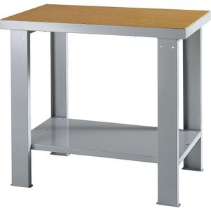 Werktafel voor zware lasten, met werkblad van multiplex EUROKRAFTbasic