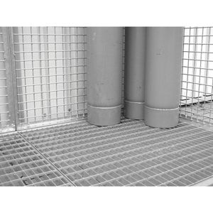 eurokraft pro Roostervloer, berijdbaar, voor b x d = 2400 x 1500 mm