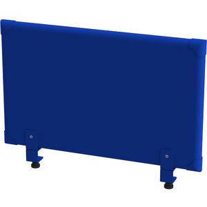 eurokraft pro Akoestisch bovenpaneel voor op de tafel, hoogte 450 mm, breedte 800 mm, blauw