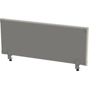 eurokraft pro Akoestisch bovenpaneel voor op de tafel, hoogte 450 mm, breedte 1200 mm, grijs