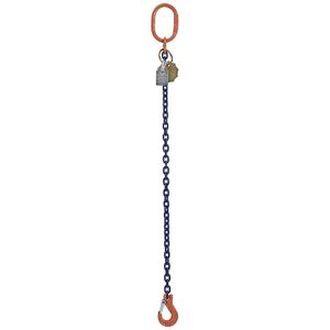 Aanslagketting GK10, 1-sprong, hijsvermogen 2500 kg, kettingdikte 8 mm, nuttige lengte 1,5 m, vanaf 2 stuks