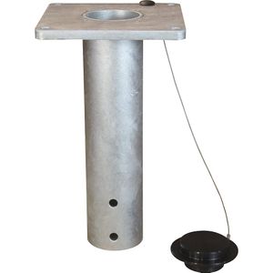 Thern Bodemhouder huls, voor zwenkkraan COMMANDER 2000, elektrolytisch verzinkt, vanaf 4 stuks