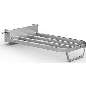 eurokraft pro Steekwagen, steekplaat voor pakketten, b x d = 430 x 250 mm, met handgreep, aluminium