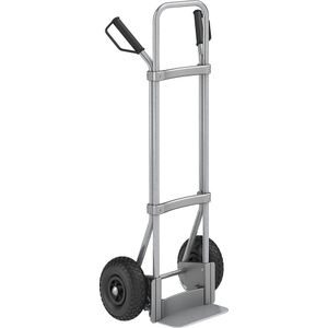 eurokraft pro Steekwagen, verzinkt, b x d van de steekplaat = 280 x 140 mm, verzinkt, op luchtbanden, vanaf 5 stuks