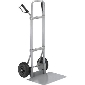eurokraft pro Steekwagen, verzinkt, b x d van de steekplaat = 450 x 500 mm, verzinkt, op luchtbanden