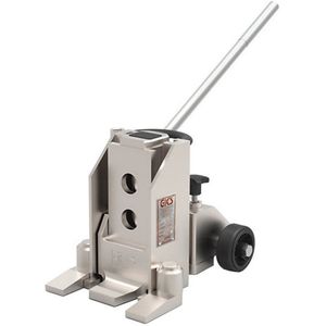Hefapparaat, met hydraulisch systeem en vernikkeld, TYPE V10, hefvermogen 10 t