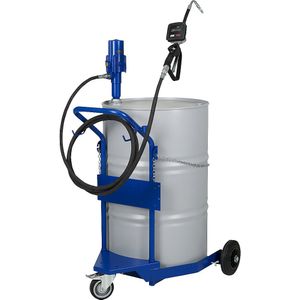 PRESSOL Vatenwagen voor olie, met pneumatische oliepomp 3:1, voor containers van 200 / 220 liter, vanaf 2 stuks
