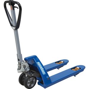 eurokraft pro Pallethefwagen met QuickLift, wieluitvoering van massief rubber / polyurethaan, vorklengte 810 mm