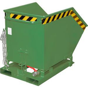 eurokraft pro Kiepbak voor spanen, inhoud 250 liter, resedagroen
