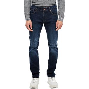 Jeans - Blauw - Denim - Slimfit - Gevoerde Zoom/Rand