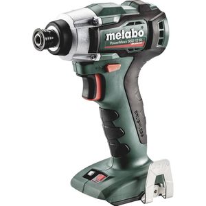 Metabo Accu-slagschroevendraaier SSD 12 BL (12 V, zonder accu, met werklicht, riemhaak, bitdepot, compact design) 601115890