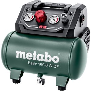 Metabo Basic 160-6 W OF - Luftdruckkompressor - 0,9 kW - ölfrei - 160 l/min - 6 Liter (601501000)