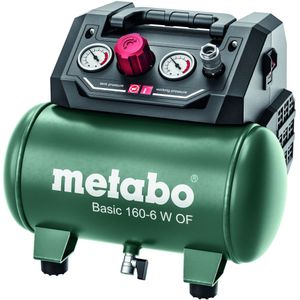 Metabo Basic 160-6 W OF Compressor - 8 Bar - 6L - 55 L/min