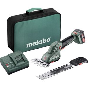 Metabo PowerMaxx SGS 12 Q 12V Li -Ion accu grasschaar set (1x 2.0 Ah) in tas - 11,5cm