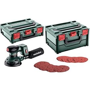 Metabo - SXA 18 LTX 125 BL - Excentrische Schuurmachine - MetaBOX - 100st. Schuurpapier - 125mm