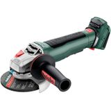 Metabo Accu-haakse slijper | 125 mm | WPB 18 LT BL 11-125 quick | 18V | met rem, snelspanmoer, draaibare accu-pack, dodemandschakelaar | zonder koffer 613059850