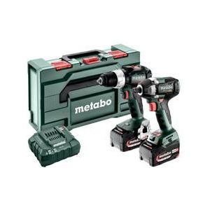 Metabo Accu Combo Set 2.9.3 | BS 18 LT BL (Boorschroefmachine) + SSW 18 LT 300 BL (Slagmoersleutel) | 18 V | 2x 5.2Ah, ASC 55 | In Metabox - 685203000