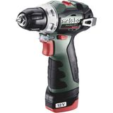 Metabo PowerMaxx BS BL 601721500 Accu-schroefboormachine 12 V 2 Ah Li-ion Incl. 2 Accus