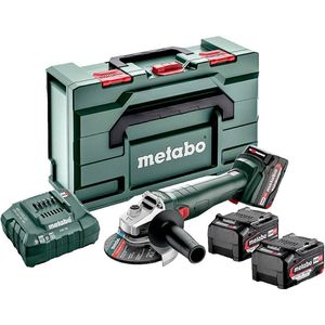 Metabo Haakse accu-slijper W 18 L 9-125 Quick  laadset