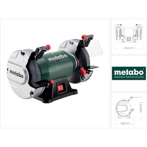 Metabo DS 150 M 604150000 Dubbele slijper 370 W Ø 150 mm