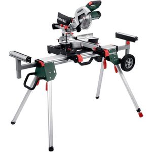 Metabo Afkortzaag KGS 216 met trekfunctie  nieuwste model + KSU 251 onderstel 691213000
