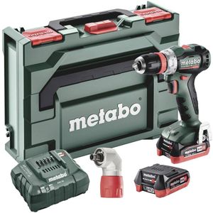 Metabo PowerMaxx BS 12 BL Q Pro 601045920 Accu-schroefboormachine 12 V 4 Ah Li-ion Incl. 2 accus, Incl. lader, Brushless