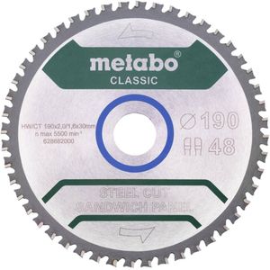 Metabo - 628684000 Kreissägeblatt 190 x 30 mm Zähneanzahl: 48 1 St.