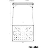 Metabo - MWB 100 - Multifunctionele Werktafel - Inklapbaar - Draagvermogen 120 kg