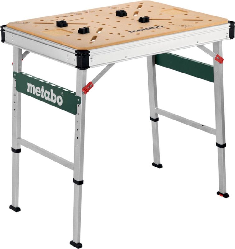 Metabo - MWB 100 - Multifunctionele Werktafel - Inklapbaar - Draagvermogen 120 kg