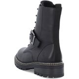 Remonte - Enkellaarsjes - Zwart - Leer - Wol