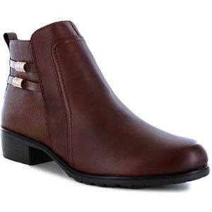 Remonte - D6892 - Enkellaarzen - Cognac - Leer