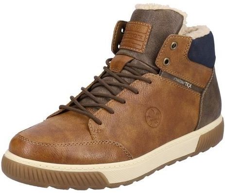 Rieker - Winterlaarzen - Bruin-gecombineerd - Waterafstotende RiekerTEX-membraan