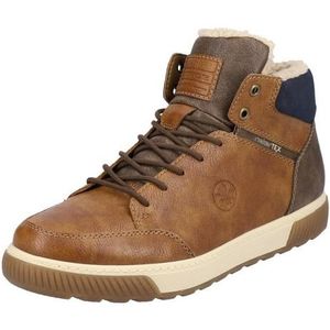 Rieker - Winterlaarzen - Bruin-gecombineerd - Waterafstotende RiekerTEX-membraan